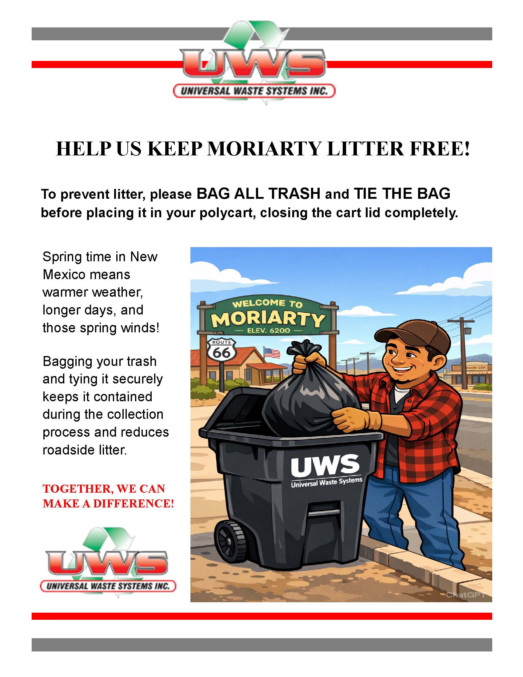 UNIVERSAL WASTE  SERVICES image